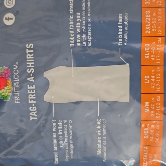 FRUIT OF THE LOOM SHIRT - Picture 4 of 4